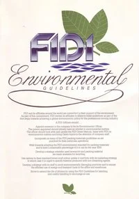 Zertifikat FIDI Environmental Guidelines